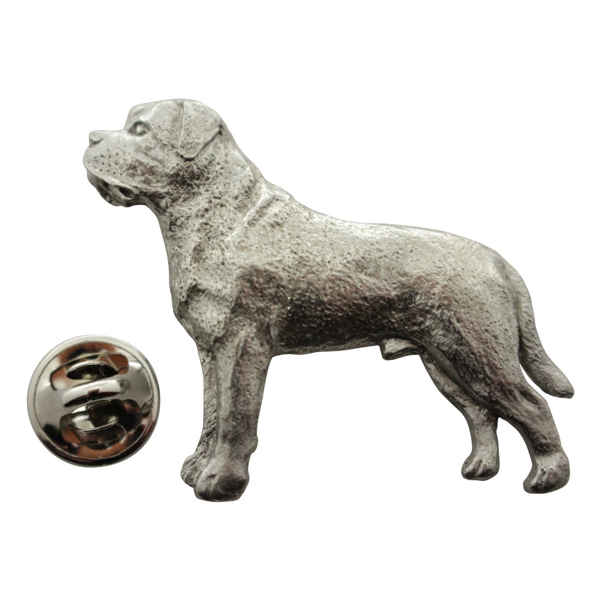 Mastiff Pin ~ Antiqued Pewter ~ Lapel Pin ~ Sarah's Treats & Treasures